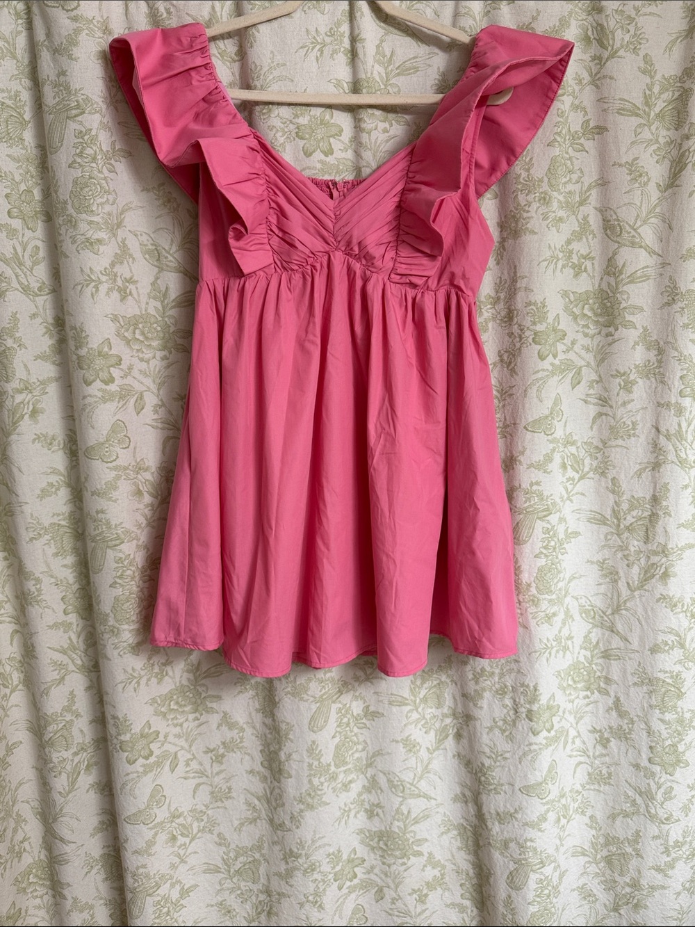 Entro Pink Ruffled Dress - Picture 2 of 6